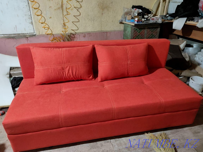 Sofa new without armrest sofa ottoman Almaty - photo 3