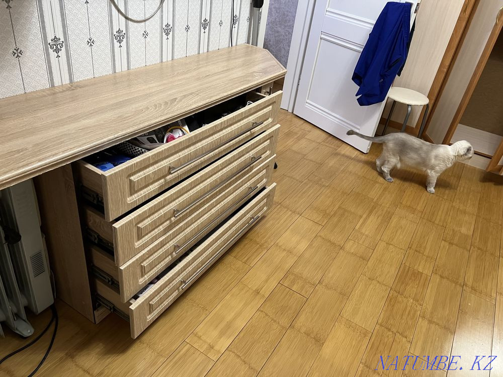 Продам стенку почти новую 60 тыс 250 см длина Караганда - изображение 4