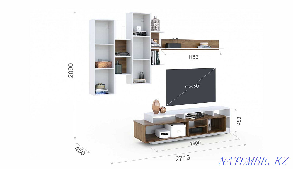 Nevio-2 қонақ бөлмесі  Астана - изображение 7