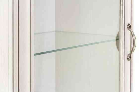 Шкаф витрина 1Д (Tiffany 1V2S), коллекции Тиффани, Вудлайн Кремовый Семей