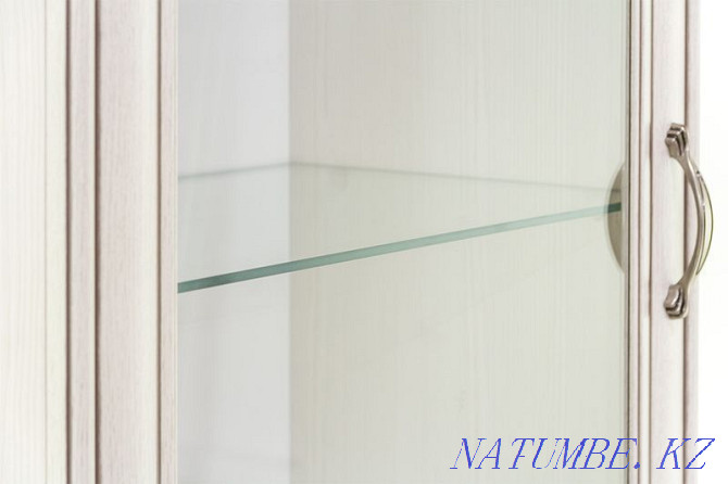Шкаф витрина 1Д (Tiffany 1V2S), коллекции Тиффани, Вудлайн Кремовый Семей - изображение 4