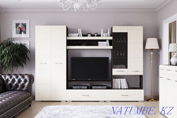 Gorka Modular system No. 1, Oak wenge/White matte canvas, SV Furniture Semey - photo 2