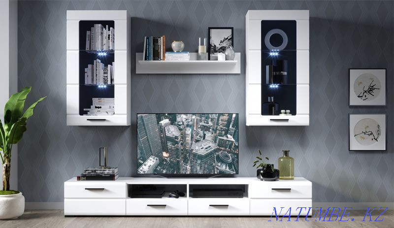 Stock!!! Wall Rio 2, White Gloss, Imperial (Russia) Shymkent - photo 1