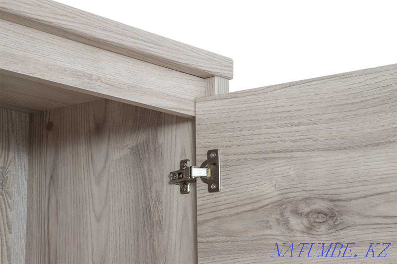 Шкаф пенал 2Д Джаз, Каштан найбори Светлый, Анрэкс (Беларусь) Шымкент - изображение 5