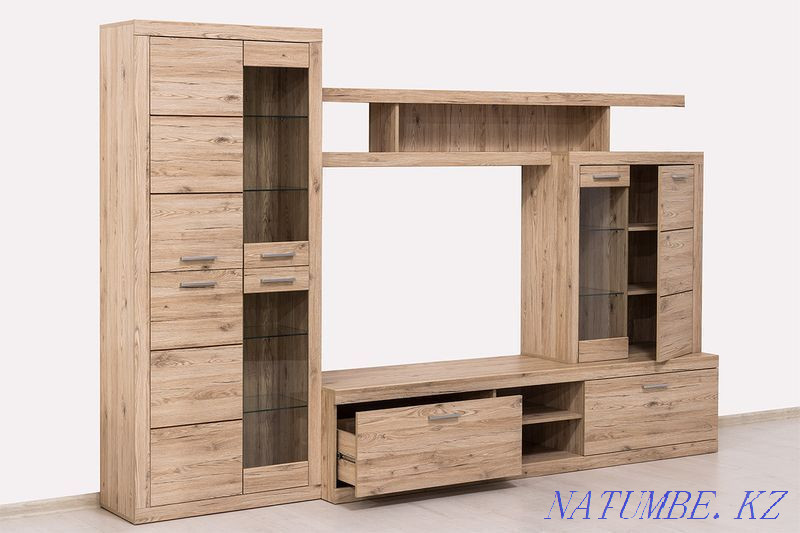 Комплект мебели для гостиной Оскар, Дуб Санремо, Анрэкс(Беларусь) Шымкент - изображение 1