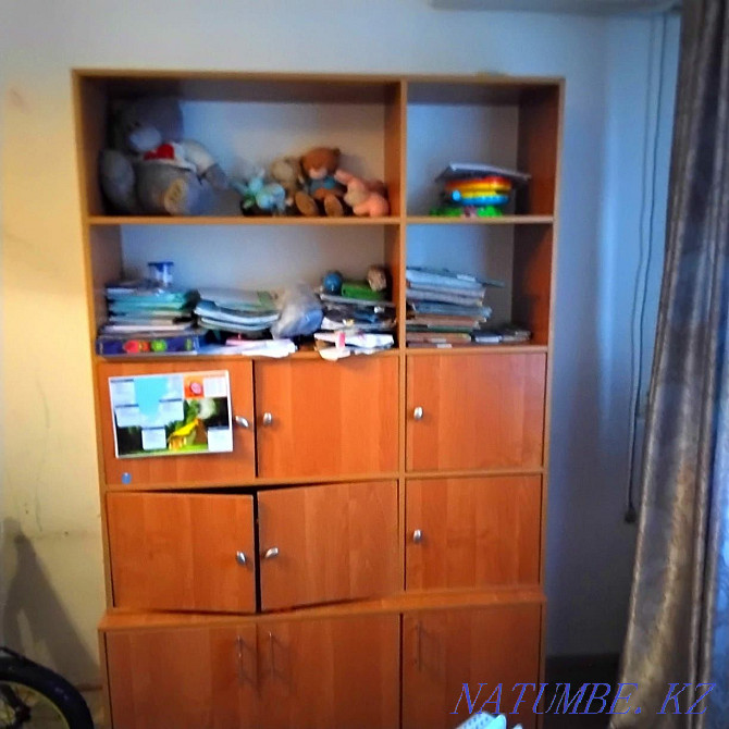 Wardrobe with shelves Urgent sale in good condition Almaty - photo 1