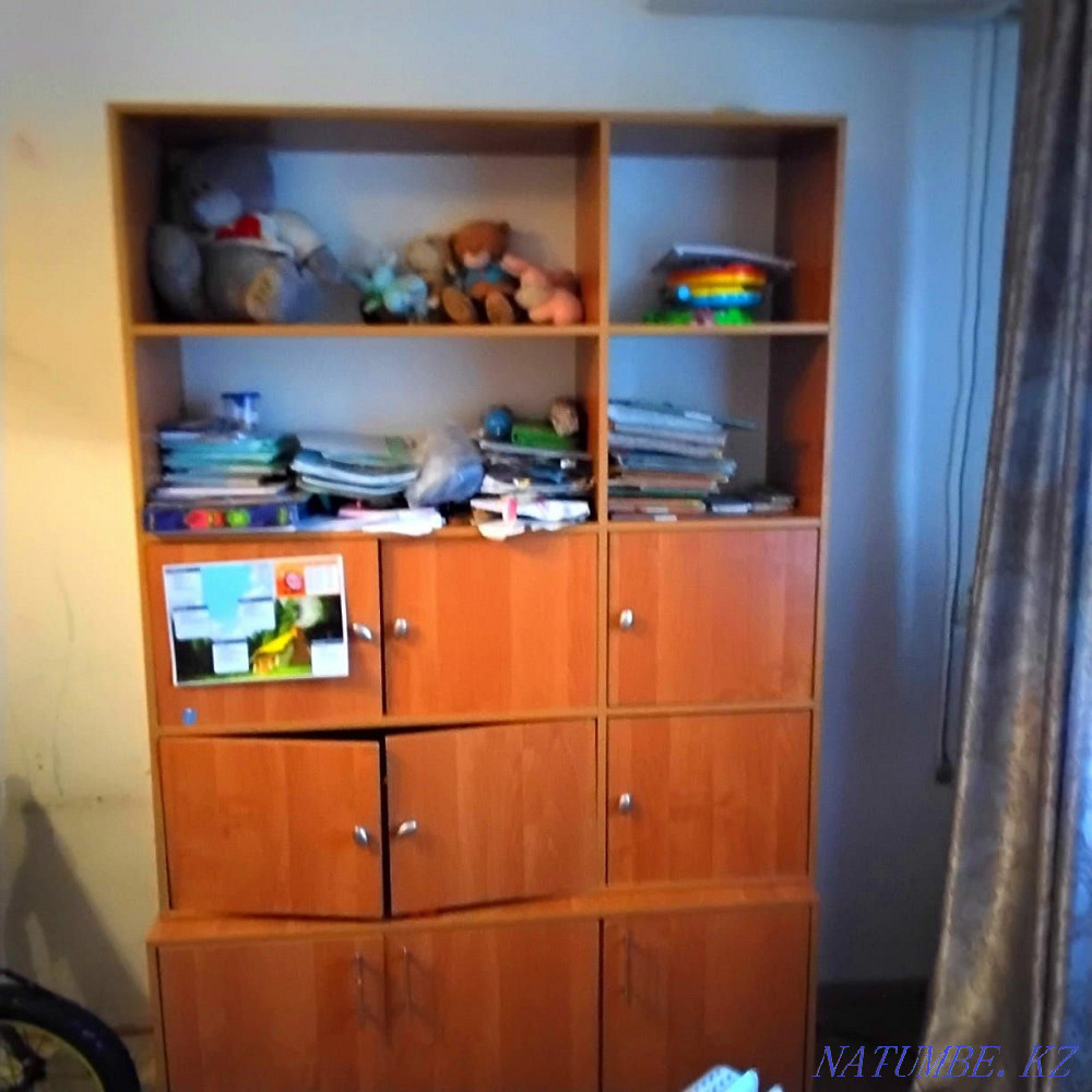 Wardrobe with shelves Urgent sale in good condition Almaty - photo 1