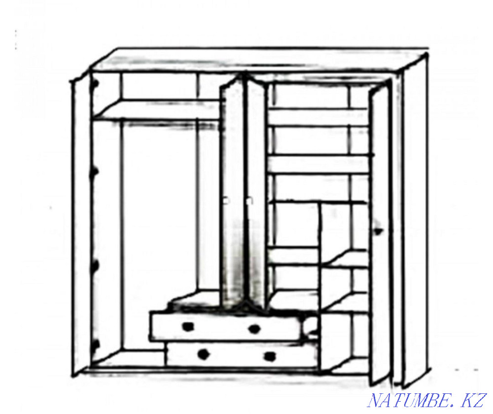 Wardrobe in excellent condition Almaty - photo 2