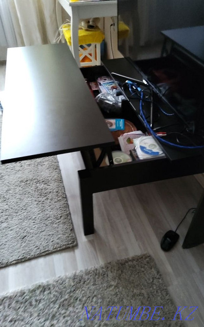 Coffee table, office table, dark table Kostanay - photo 2