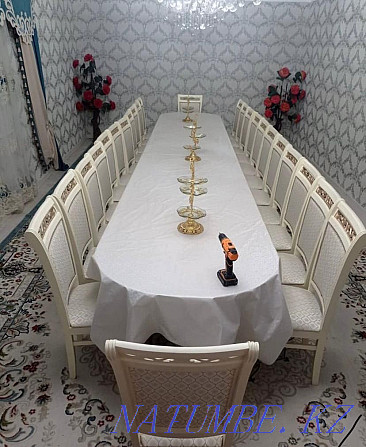 Рассрочка Гостиный кухня стол стулья Трансформер Мебель стул Книжка Сатпаев - изображение 5