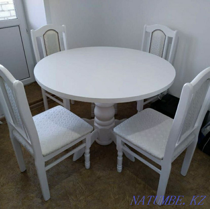 Рассрочка Гостиный кухня стол стулья Трансформер Мебель стул Книжка Сатпаев - изображение 4