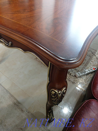 Selling a beautiful large wooden table size 108 * 240 (unfolded. 300 Pavlodar - photo 5