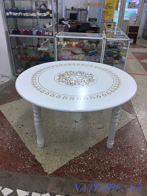 0-0-12 Круглые столы с регулируемыми ножками по высоте Жезказган - изображение 1