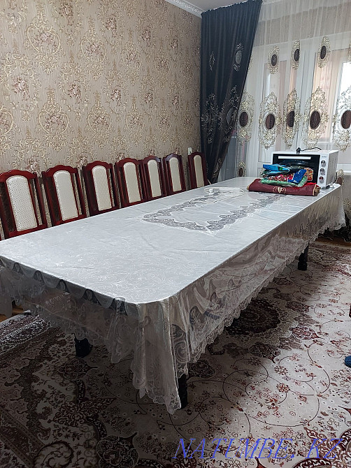 Срочно продам овальный стол, стулья Талас - изображение 5