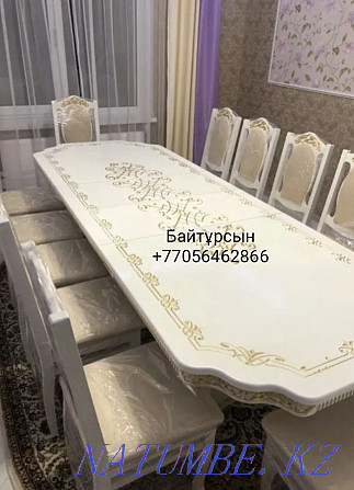 INSTALLATION! CHEAP! Table With Chair Almaty Buy Price Sliding Казцик - photo 5