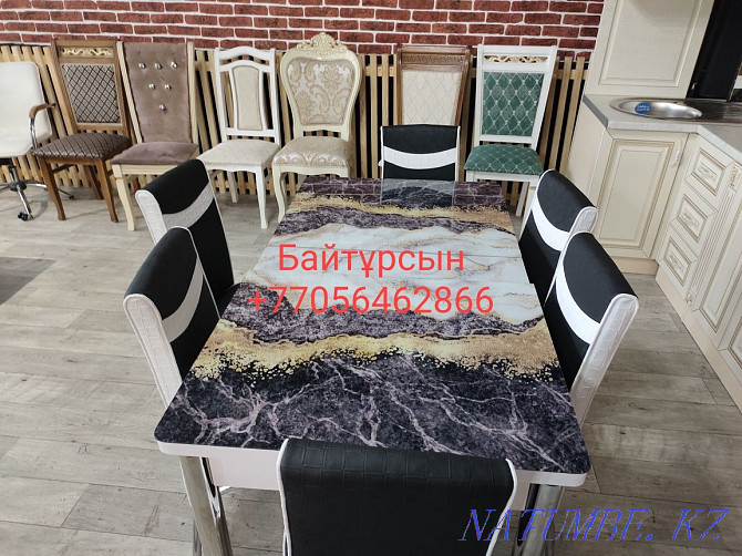 INSTALLATION! CHEAP! Table With Chair Almaty Buy Price Sliding Казцик - photo 1