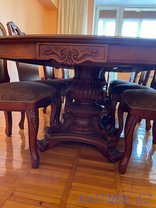 Selling large table and chairs Almaty - photo 2