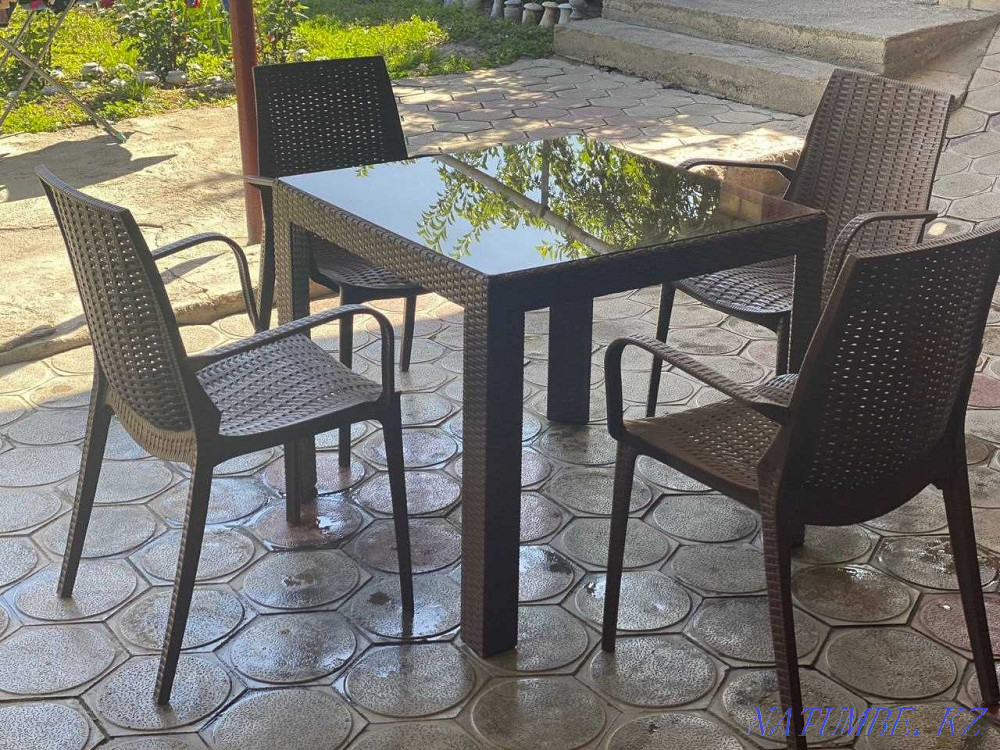 Plastic furniture for a country house and for summer Almaty - photo 4