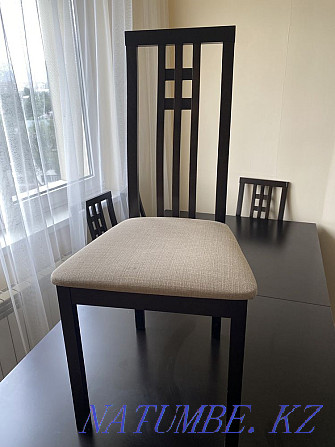 Продается раздвижной стол со стульями хорошого качество Алматы - изображение 2