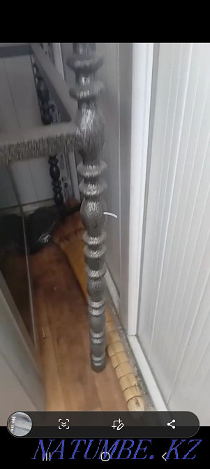 Wooden table with iron legs им. Жанкожа батыра - photo 2