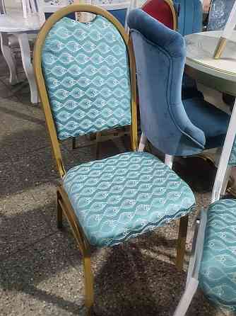 Металлические стулья и столы, скатерти и чехлы. Almaty