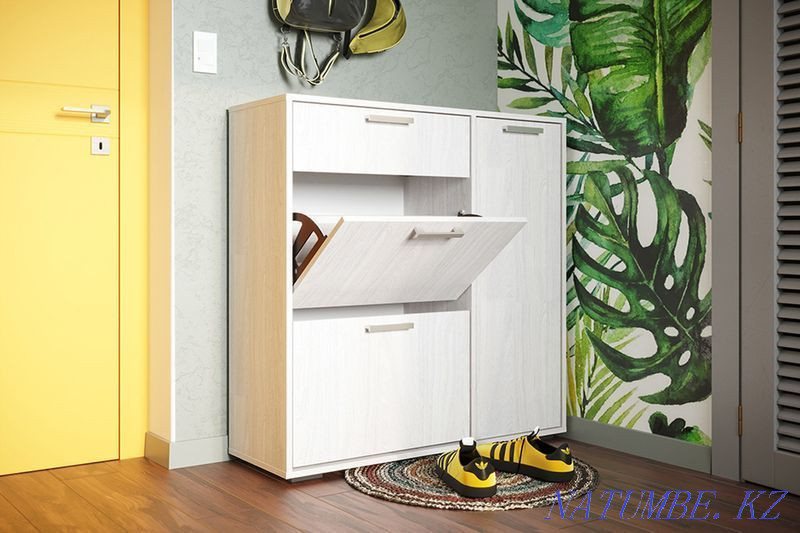 Тумба для обуви 3Д 1Я, модульной системы Дели, Анкор Анкор светлый Кызылорда - изображение 2