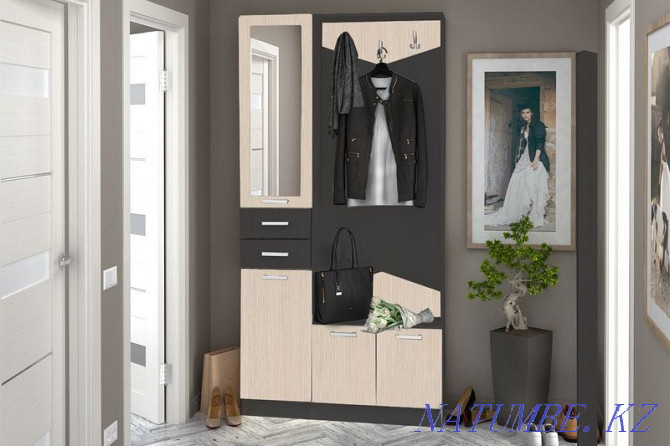 Гардероб дәлізі 4D Grazia 2, Wenge/Belford, Стенд жиһазы  Қызылорда - изображение 2