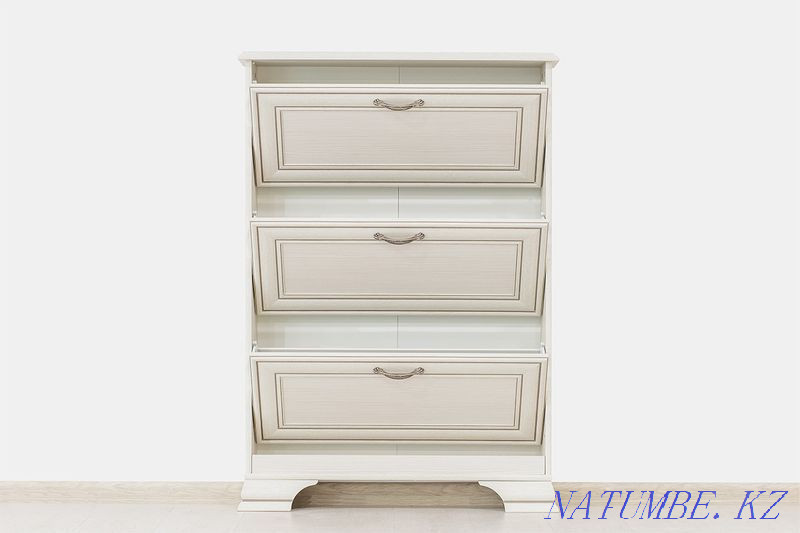 Тумба для обуви 3Д (Tiffany 3D), коллекции Тиффани, Вудлайн Кремовый Кызылорда - изображение 4