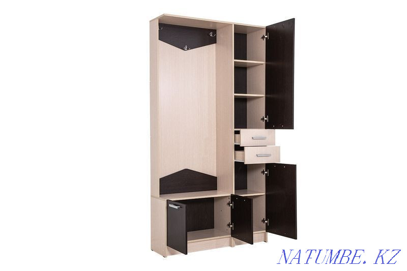 Шкаф прихожая 4Д Грация 2, Венге/Белфорд, Стендмебель Актобе - изображение 3