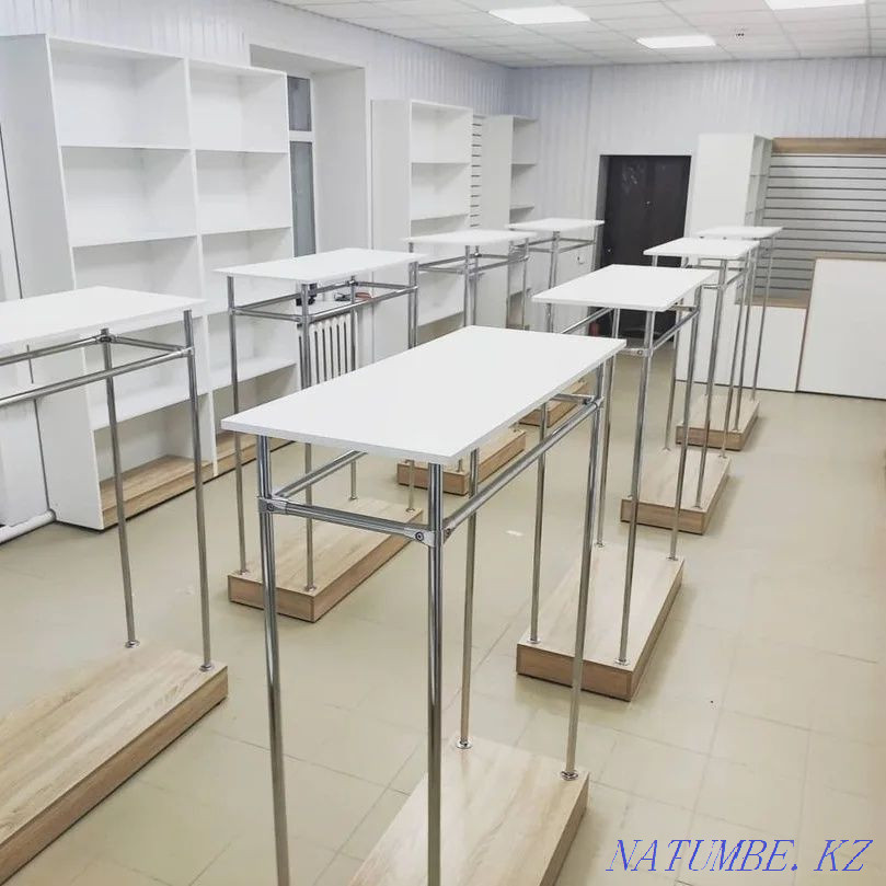 Полка и стойка для одежды вешалка Астана - изображение 1