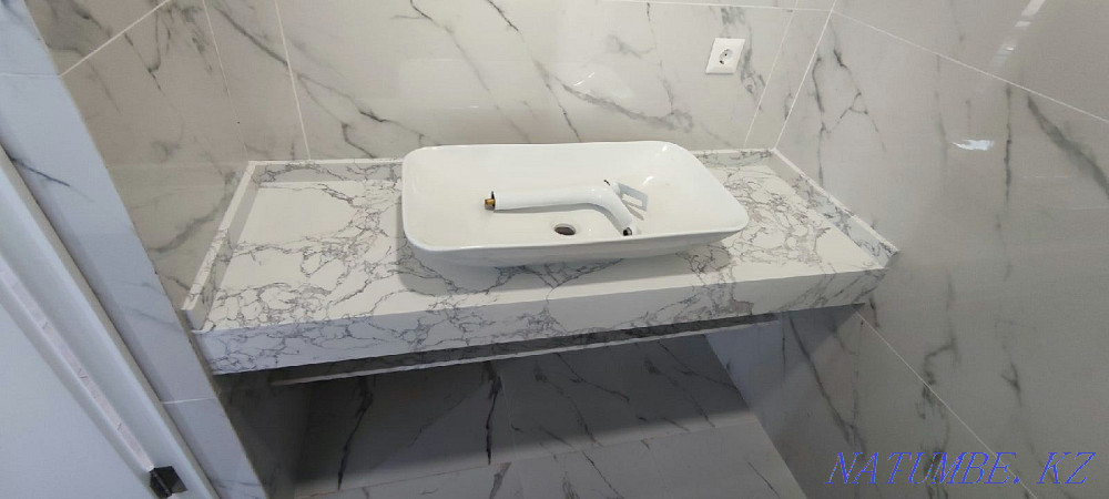 Countertops in the bathroom Almaty - photo 3