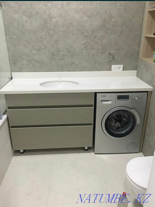 Countertops in the bathroom Almaty - photo 2