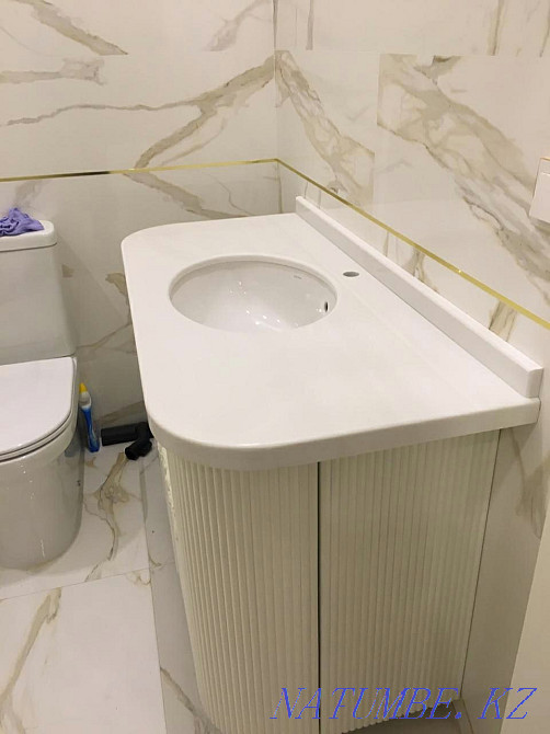 Countertops in the bathroom Almaty - photo 5