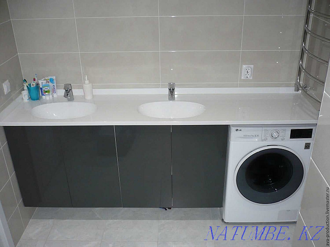 Promotion for sinks 50% discount, countertops made of artificial stone Astana - photo 2