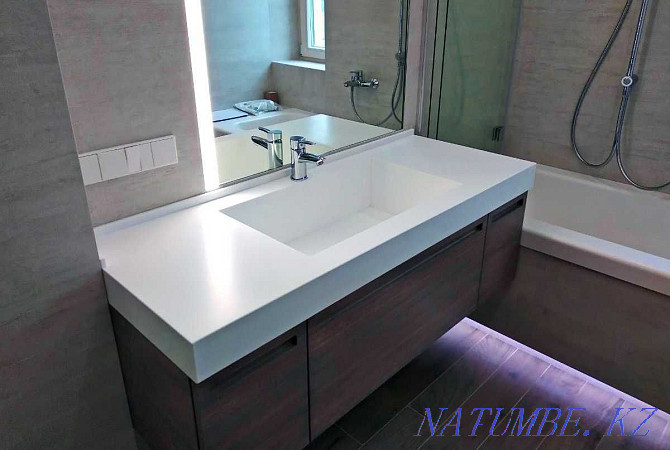 Promotion for sinks 50% discount, countertops made of artificial stone Astana - photo 6