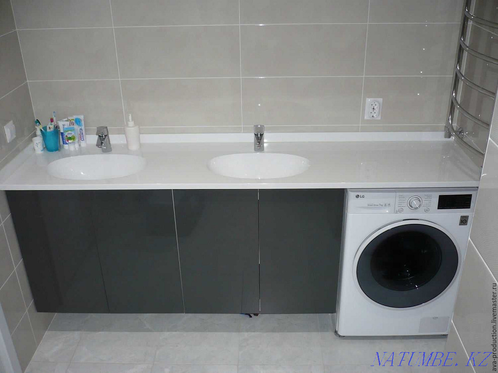 Promotion for sinks 50% discount, countertops made of artificial stone Astana - photo 2