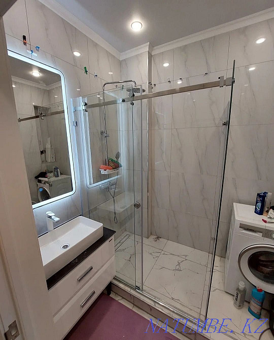 Shower enclosures and partitions in your style to order Almaty - photo 8