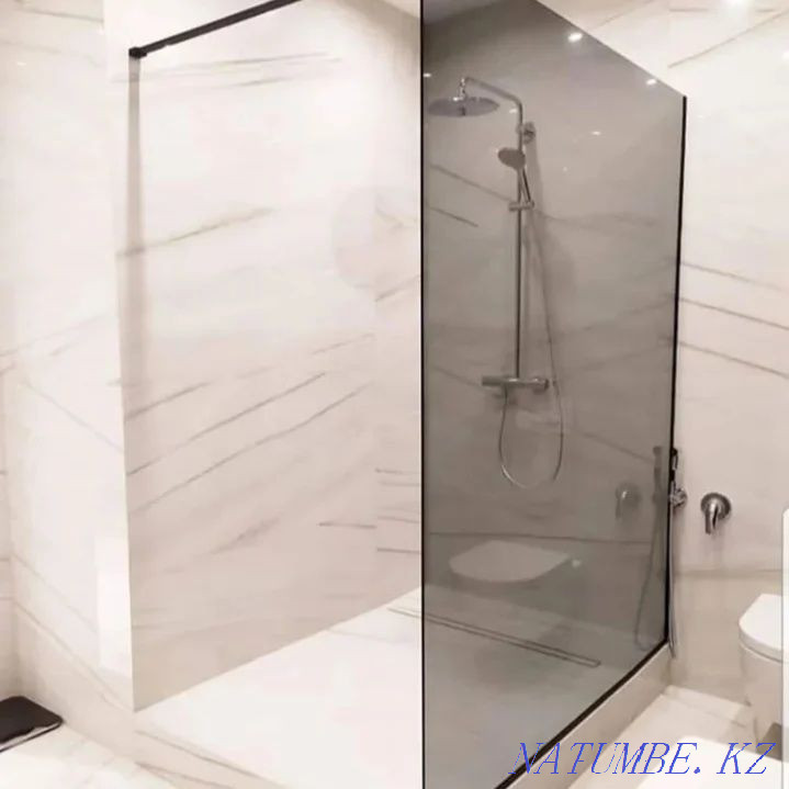 Custom glass shower enclosures Glass shower screens Almaty - photo 4