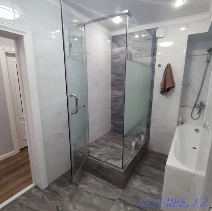 Custom glass shower enclosures Glass shower screens Almaty - photo 3