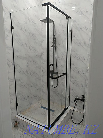 Shower screens Bevels Mirrors Bevels Shower cubicle Shelves Curtain Astana - photo 2