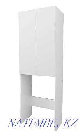 Wardrobe over washing machine Wall 67 2d White gloss Astana - photo 2