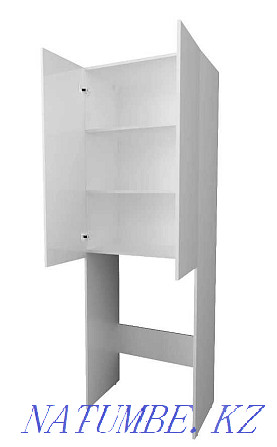 Wardrobe over washing machine Wall 67 2d White gloss Astana - photo 3