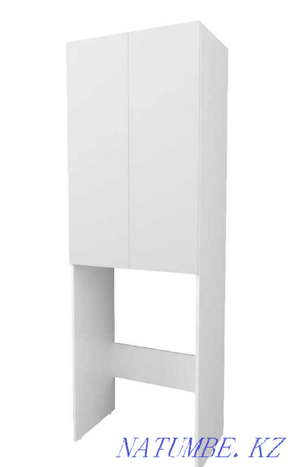 Wardrobe over washing machine Wall 67 2d White gloss Astana - photo 2