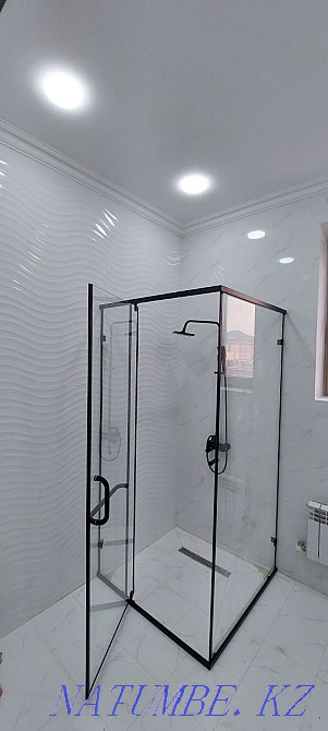 Custom glass shower enclosures Glass shower screens Almaty - photo 1