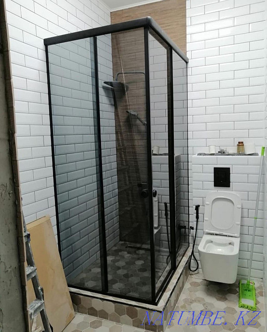 Custom glass shower enclosures Glass shower screens Almaty - photo 7