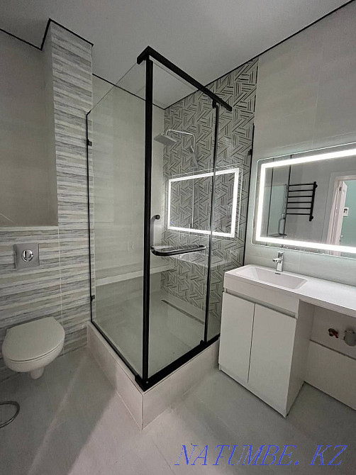 Custom glass shower enclosures Glass shower screens Almaty - photo 3