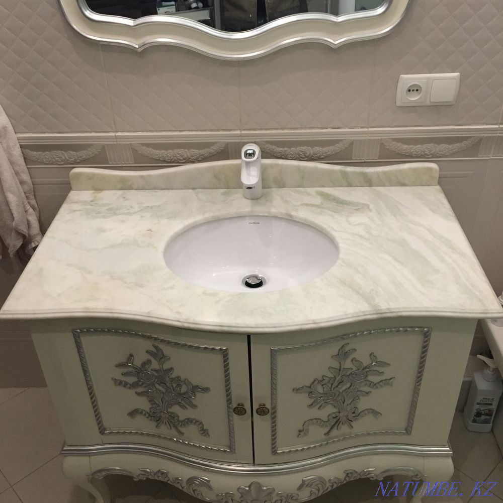 Stone bath countertops Almaty - photo 7