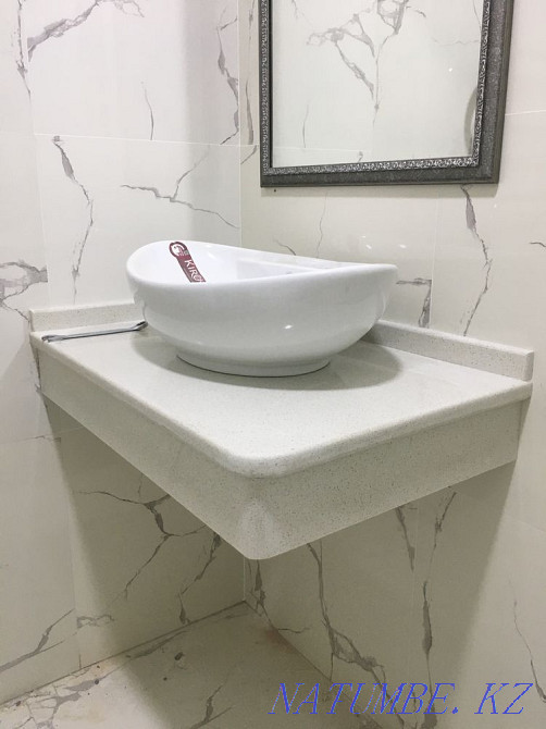 Stone bath countertops Almaty - photo 6