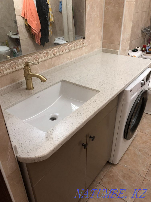 Stone bath countertops Almaty - photo 5