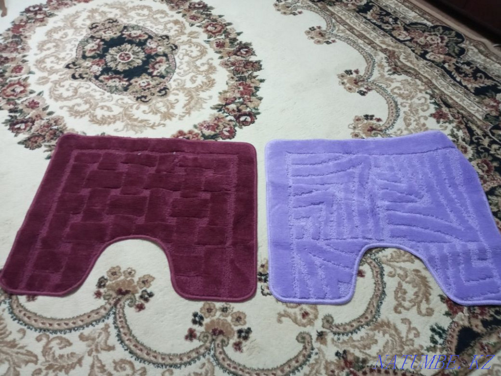 Toilet mats are new, 800 tenge each. Shymkent - photo 1